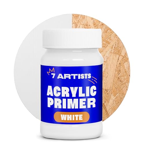 7 Artists Primer Imprimacion Blanca 100 ml – Gesso Acrilico...