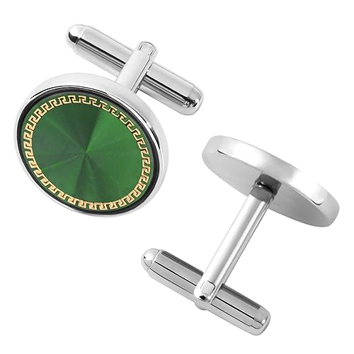 Image of Cufflinks for Men Classic Wedding Business Shirt Cuff Links Set Gifts with Box