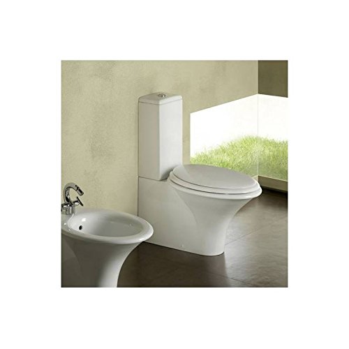Hatria Original Toilettensitz Mit Schnellspanner – Verlangsamter Deckel Für Einfache Reinigung