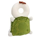 lvifloae Baby Head Protection Flat Head Pillow Baby Head Protective Backpack Animal Shape PP Cotton Filling Turtle Pillow