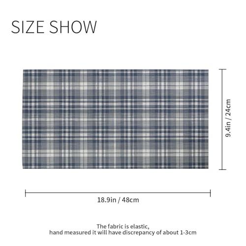 Vintage Buffalo Plaid Checked Grey Four season Wind proof hood womens neck gaiter Lightweight Masks for face for Skiing Hunting halloween costumes mascara para el sol2