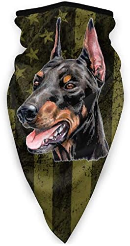 Doberman Pinscher Dog Mask Balaclava Ski Mask Cold Weather Face Mask Neck Warmer Gaiter