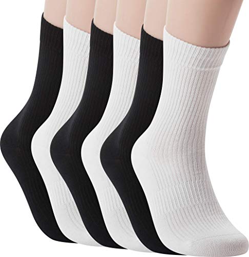 Pro Mountain Seamless Long Socks For Women Fashion Cotton Ribbed Crew Multi Pack