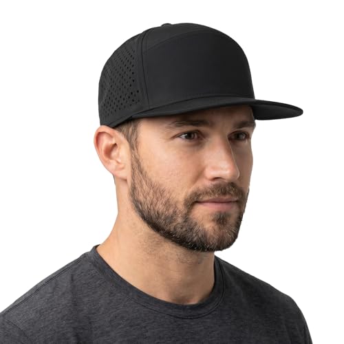 Casquette de baseball à bord plat découpée au laser de précision