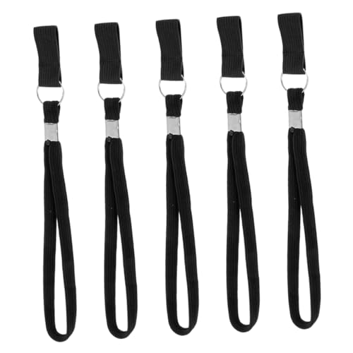 OUNONA Walking Stick Holder Lanyard 5pcs Cane Wrist Straps Beaded Grip Straps for Hiking Easy Attach