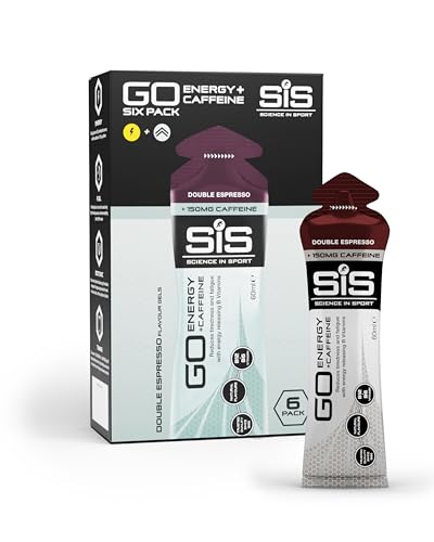 Science in Sport Go Isotonic Energy Gel with Caffeine Double Espresso 60ml (6 Packs)