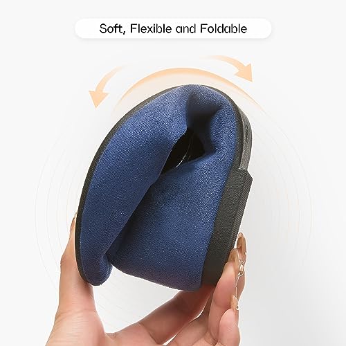 Image of Shupua Flats for Women Round Toe Black Ballet Flats Dressy Work Shoes