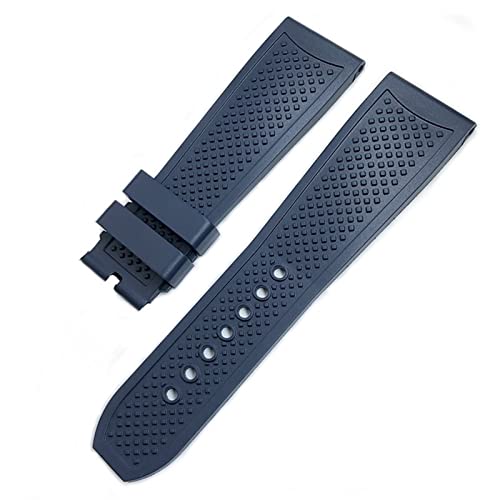 Bracelet montre caoutchouc 24mm Solo Santos pour remplacer un cuir usé par la sueur