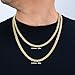 Nuragold 14k Real Yellow Gold Miami Cuban Link 6.5mm Chain Necklace (16