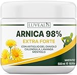 Arnica per Cavalli Uso Umano - Arnica Gel EXTRA forte 500ml - Potenziata con Artiglio del Diavolo Forte, Trattamento Cervicale, Collo, Mal di Schiena, Formula Professionale Made in italy