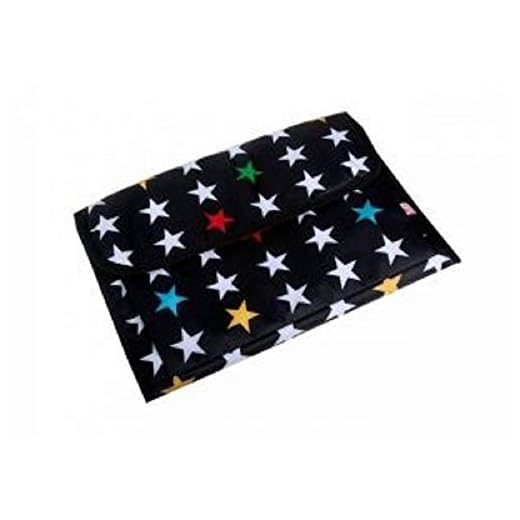 My Bag's - Cambiador portátil, diseño de estrellas, color negro