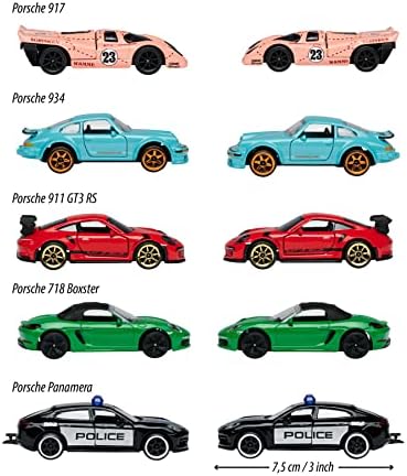 PORSCHE DIE-CAST COLLECTOR 5 CAR PACK