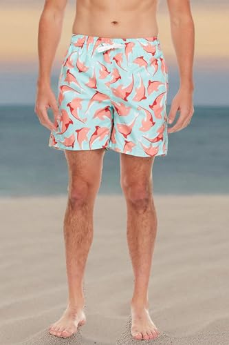 Image of Kanu Surf Men's Big Viper Extended Size Stripe Swim Trunk