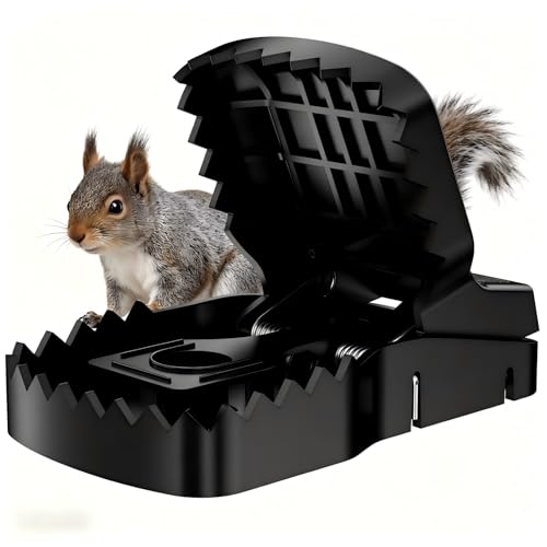 Tensland 2 Pack Extra Large Squirrel Big Rat Traps Outdoor, Escape Proof Squirrel Traps with Simple...