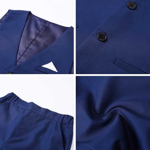 Image of SANGTREE Baby Boys Toddler Gentleman Kids Formal Outfits Long Sleeve Suit Clothing Set 3 Months - 9 Years