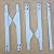 5pc - Shutter Clearview Joiner White (3 1/2" Long)