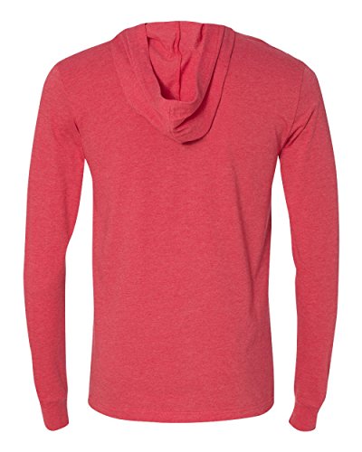 Bella Canvas Jersey Long-Sleeve Hoodie (3512) Heather Red, L4