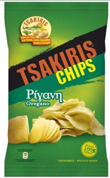 Potato Chips with Oregano From Greece - 14 Packs X 120g (4.2 Ounces Per Pack)