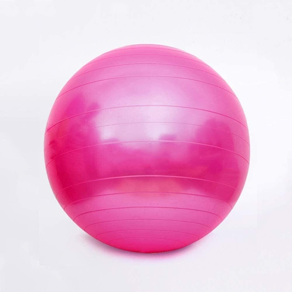 Piłka do fitnessu Piłka do pilatesu Joga Odchudzanie Kształtowanie Fizjoterapia Pomoc w dostarczaniu Zrównoważona piłka treningowa (Color : Pink, Size : 95cm)