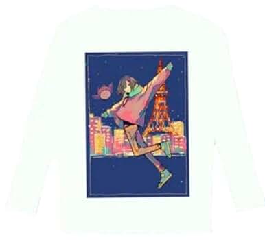 【新品!】春茶グッズ　東京の夜景でひと遊びロンT(エモい)　Tシャツ Amazon.co.jp: !春茶グッズ 東京の夜景でひと遊びロンT(エモい
