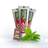 ECO amenities Travel Toothpaste - 0.2 oz, Pack of 100 - Bulk Mini Travel Toothpaste Tubes - Peppermint Flavor & TSA Approved - Cruelty-Free Amenity for Hotels & Guests