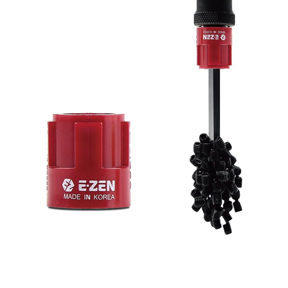 EZ EZEN Multi-Function Powerful Magnetizer ULTRA - Universal Magnetic Tool for Screwdriver & Drill Bits (Red)