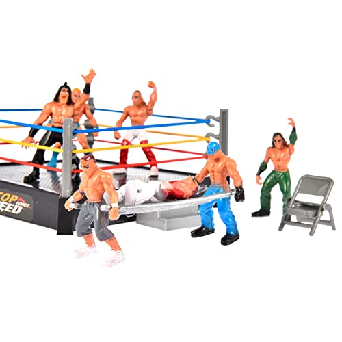 Wrestling Toys for Kids, Mini Wrestling Figure Playset, Wrestling Toys