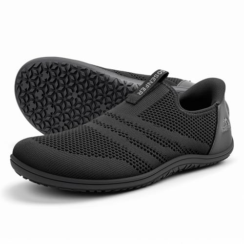 Sosenfer Unisex Weit Barfußschuhe Minimalistische Barfuss Schuhe Herren Damen Outdoor Hausschuhe...