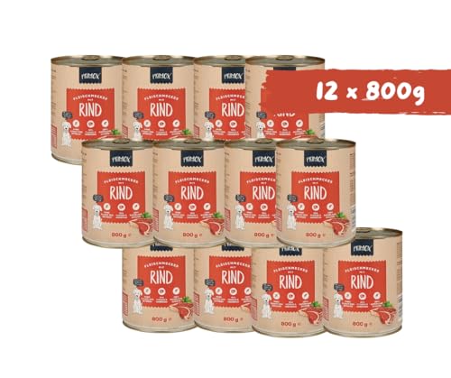 Primox | Rind 2x6x800g | Sparpaket | Hundefutter