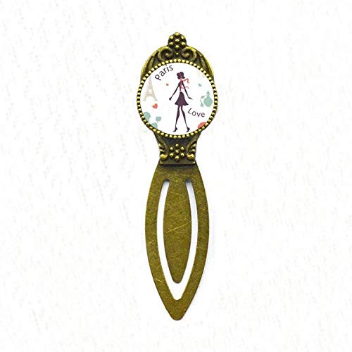 Marque-page Tour Eiffel Paris en metal au style vintage chic