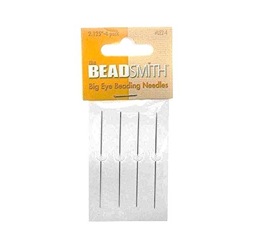Big Eye Needles Beading (Set of 4) - Easiest Needle to Thread LE2-4