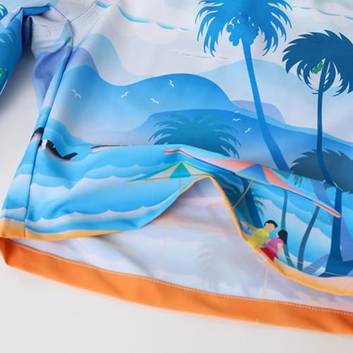 Mens Swim Trunks Quick Dry Beach Shorts Bathing Suit Swimwear Board Shorts with Pockets4