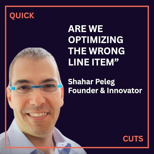 Are we optimizing teh wrong line item with Shahar Peleg.