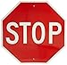 Brady 94145 36" Height, 36" Width Standard Traffic Sign, Legend "Stop"