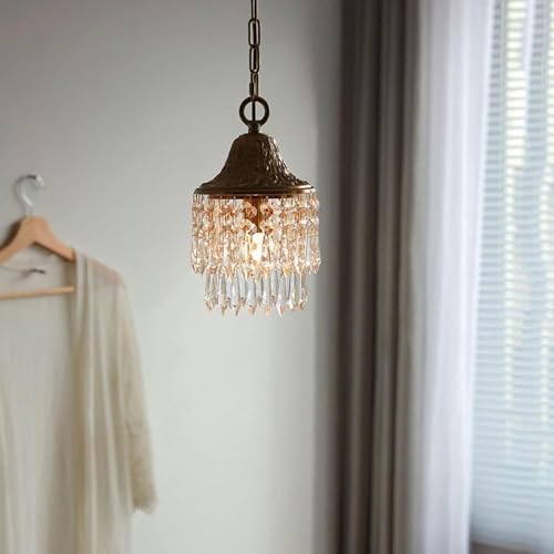 Lámpara colgante de cristal retro para isla cocina pasillo comedor 4