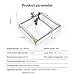 Laser Engraver, Befon A5 Pro Plus Laser Engraving Cutting Machine, 0.16 * 0.19mm Compressed Spot, 5W-6W Output Power, Eye Protection Fixed-Focus Engraver Machine, DIY Laser Marking, 16.14