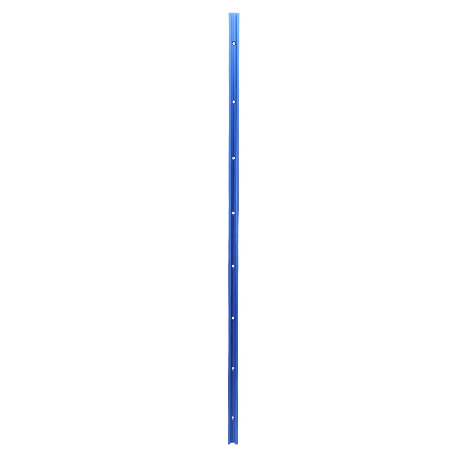 Carril en T de 800 Mm, Construcción Duradera de Aleación de Aluminio | Compatible con componentes tipo T, Orificios pretaladrados, Deslizamiento suave para carpintería