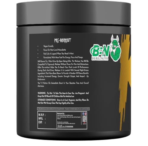 Image of BBN Ultimate KILLER Pre-Workout | Supports Energy, Supports Focus, Supports Workout Performance, Blend of Selected Ingredients