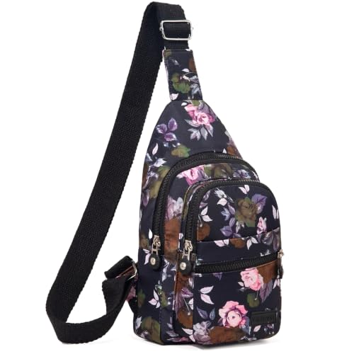 Image of Banelu Small Sling Backpack Crossbody Bags for Women Men, Sling Bag Cross Body Bag Fanny Packs Crossbody Purses
