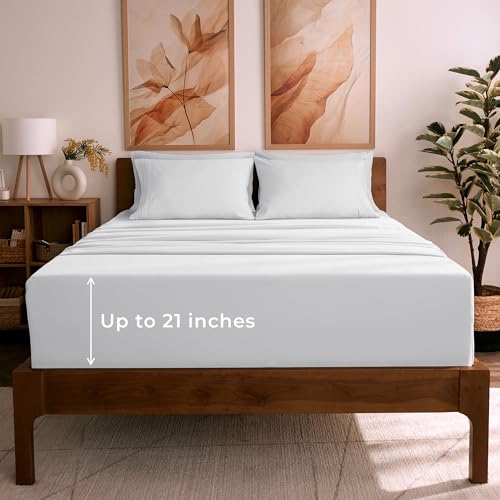 Mellanni Queen Sheet Set - 6-Piece Iconic Collection