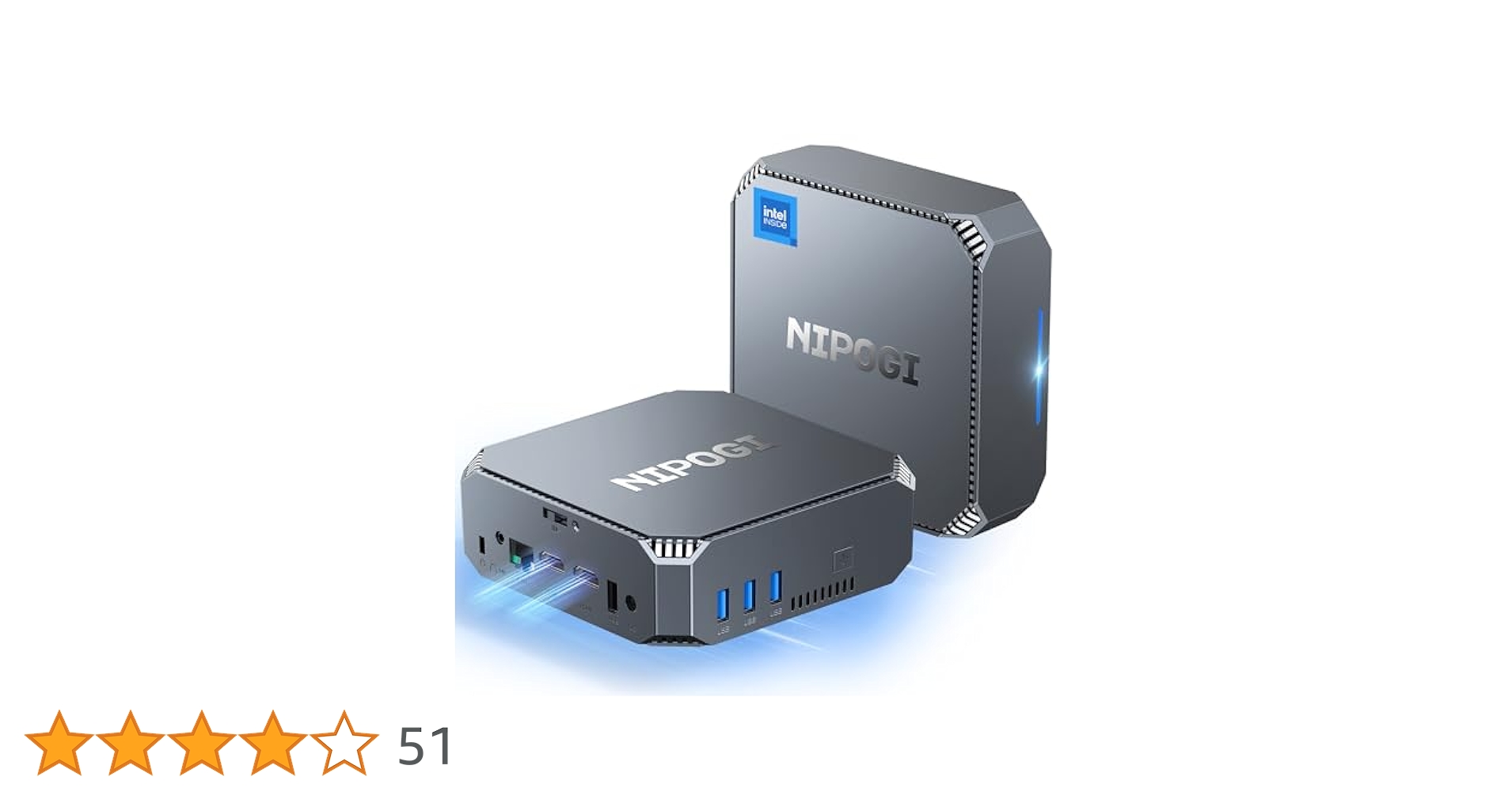 ミニPC 16GB SSD 1TB N100 NIPOGI AK2plus S779642affeab41ecbb1a3def4ab02