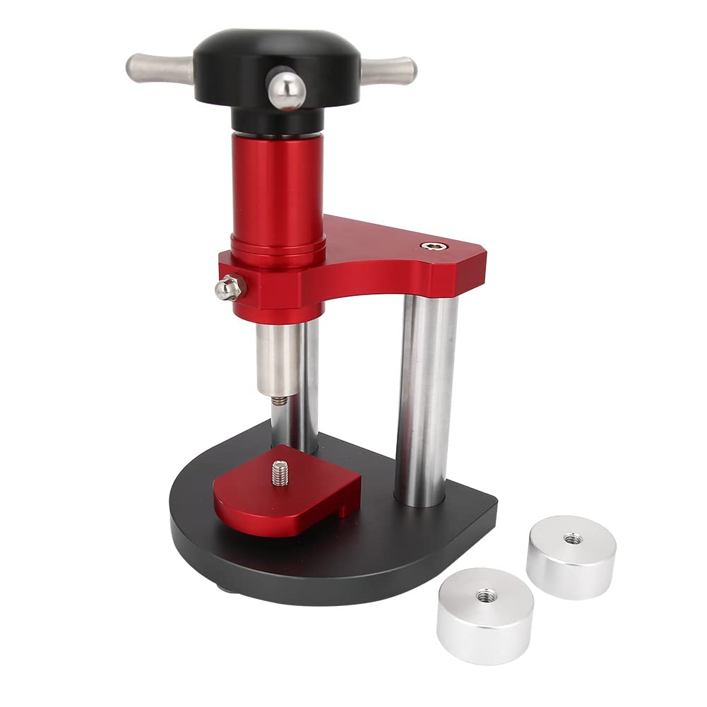 Máquina de cerrado espiral para la parte trasera de la caja de relojes, herramienta de prensado para cajas de relojes con 12 matrices, herramienta de prensado de tapas traseras de