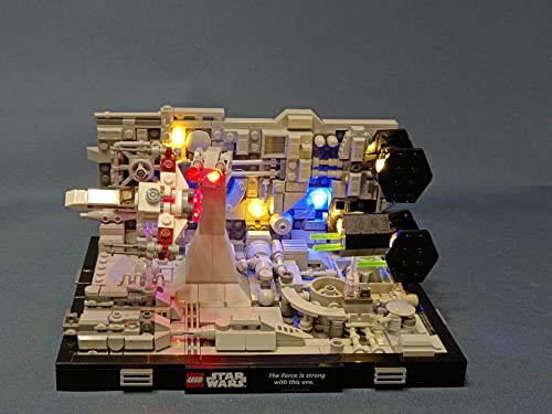 Kit LED Lego 75329 Star Wars Shining Blocks pour décorer votre salon avec le diorama
