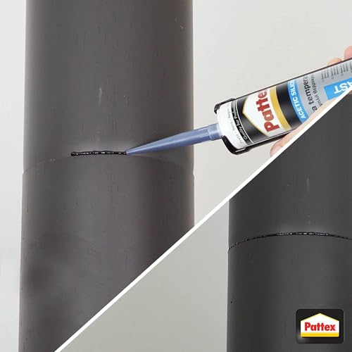 Pattex 1533675 - Silicona A.Temp.Sl509 1533675 300Ml Negr