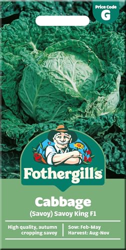 Mr Fothergillâ€™s Savoy King Cabbage Seeds for Planting