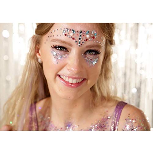 Imethod Body Glitter - 6 Jars Holographic Cosmetic Face Glitter, For Festival & Halloween Alien Makeup #TOP2