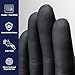 Adenna NGL220 Night Angel Nitrile Powder Free Exam Gloves, 4 mil, Black, Small (Pack of 100)