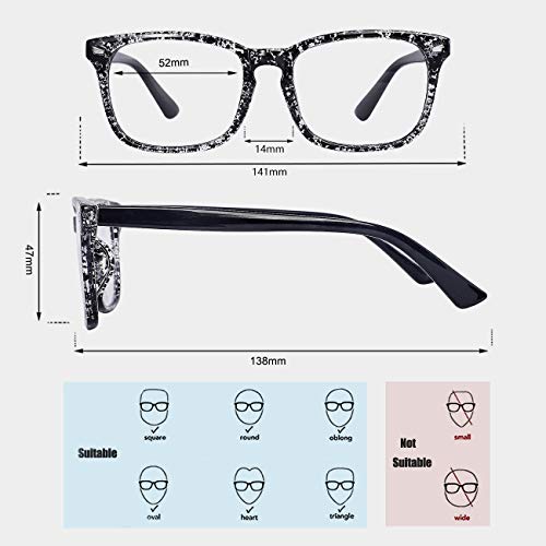Image of Maxjuli Blue Light Blocking Glasses,Computer Reading /Gaming /TV /Phones Glasses for Women Men 6001