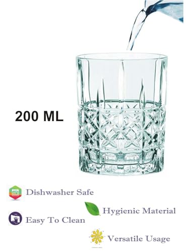 Image of AFAST Glassesware Lifting Your Sips to Unforgettable Moments, Glass, Clear, 200 Ml, 8 X 7 X 7 CM