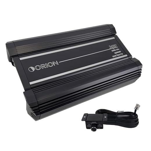 New Orion XTR2500.1Dz XTR Series 2500 Watts RMS Car Audio Amp CEA-2006 Compliant Power Ratings Xtreme Amplifier with Remote Bass Boost Control Knob Included (XTR2500.1D)